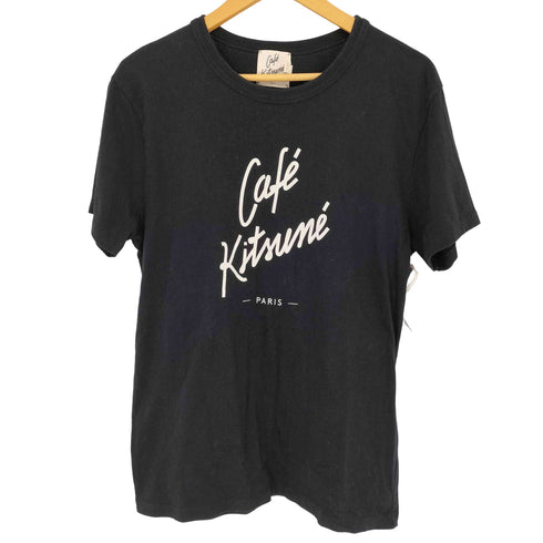 メゾンキツネ MAISON KITSUNE Cafe Kitsune クルーネックTシャツ メンズ import:M